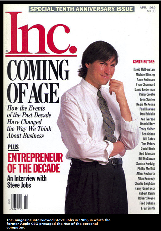INC Magazine interviews Steve Jobs in 1989
